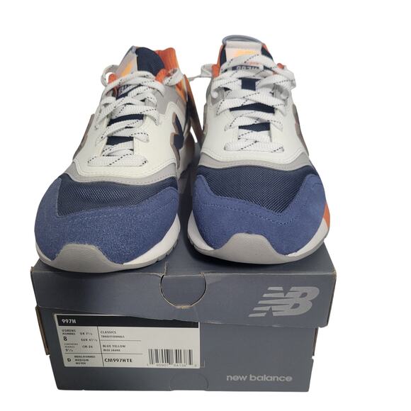 New Balance Shoes - New Balance 997H Cordura Moon Shadow Blue Yellow Sneakers Size 8M/9.5W 91625-4TC